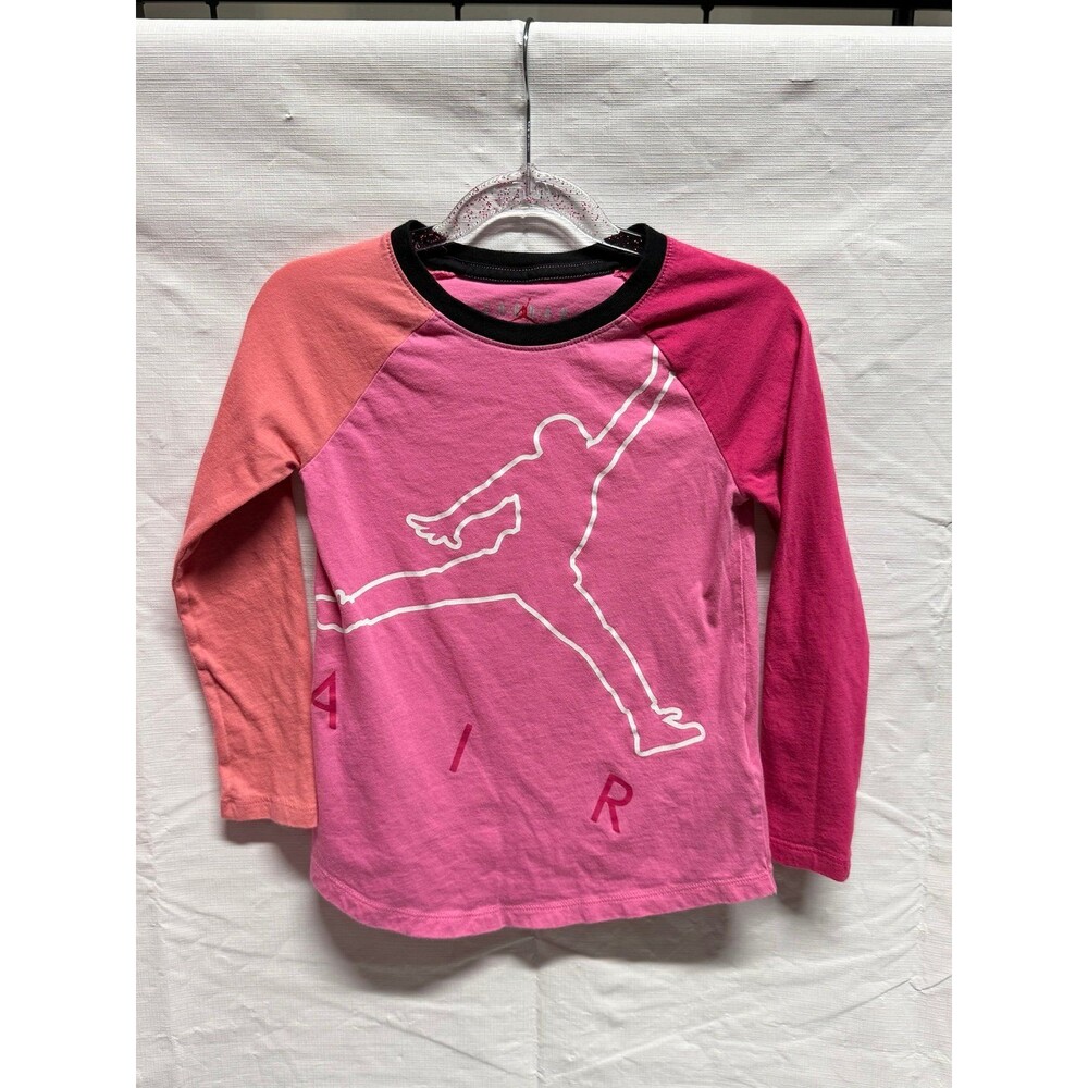 Jordan Air Long Sleeve Shirt in Pink